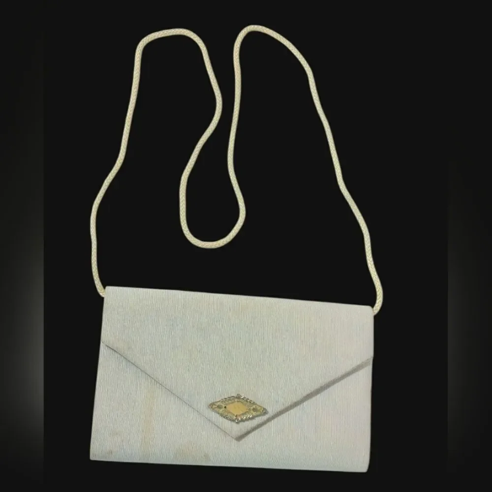 Andre Cellini Vintage Silk Evening Clutch Bag